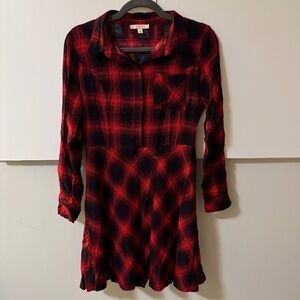 Skies Are Blue Plaid Dress, Pristine Condition